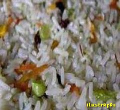 Arroz &agrave; Brasileira, Ingredientes do Arroz &agrave; Brasileira - 1 Kg De arroz, 4 Colheres (de sopa) bem cheias de cebola picada, Sal ao paladar, 8 Colheres