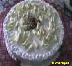 Bolo de Nozes, Ingredientes do Bolo de Nozes - 4 Ovos, 5 Colheres (sopa) cheias de manteiga, 1 e &frac12; X&iacute;cara (ch&aacute;) de a&ccedil;&uacute;car