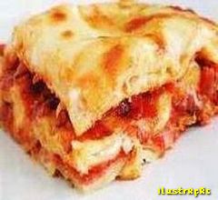 Lasanha de Frango, Ingredientes da Lasanha de Frango - 1 pacote de lasanha, massa pr&eacute;-cozida (seguir instru&ccedil;&otilde;es do produto), 1 peito de frango refogado