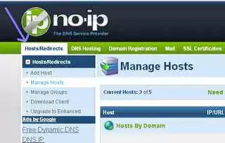 DNS Gratuito no No-Ip
